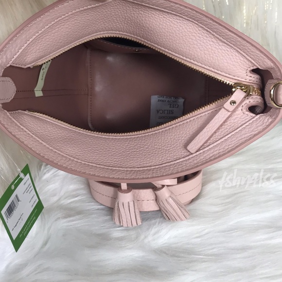 🔥SALE🔥 KATE SPADE HAYES VANESSA PINK BUCKET BAG - Picture 6 of 8